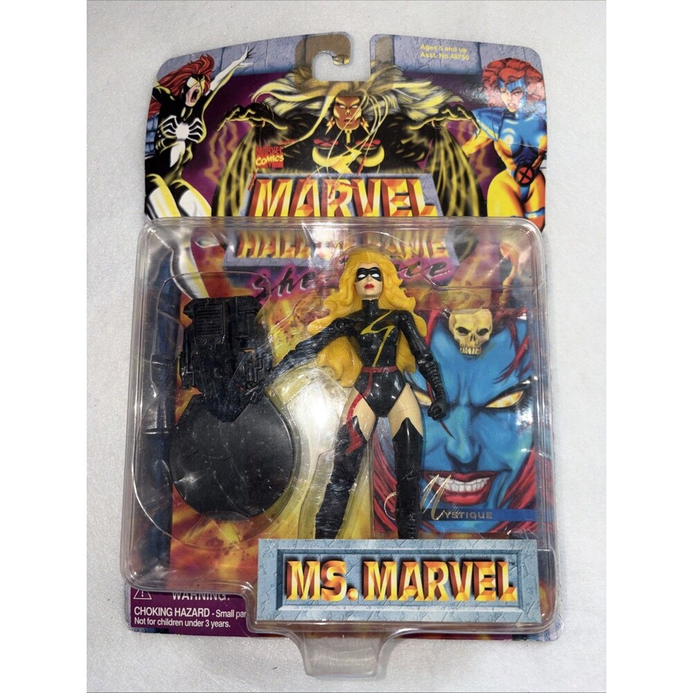 Vintage Toy Biz Marvel Hall Fame Exclusive WARBIRD Ms. Marvel Action Figure MOC!